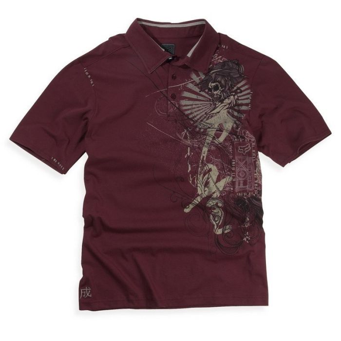 Футболка Поло Fox Inked Polo Pomegranate