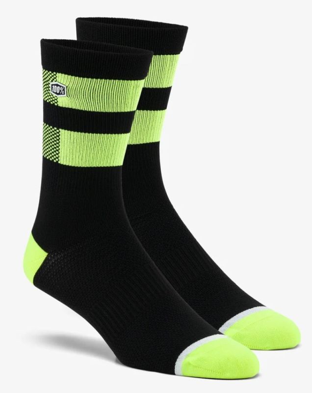 Шкарпетки Ride 100% Flow Socks Fluo Yellow