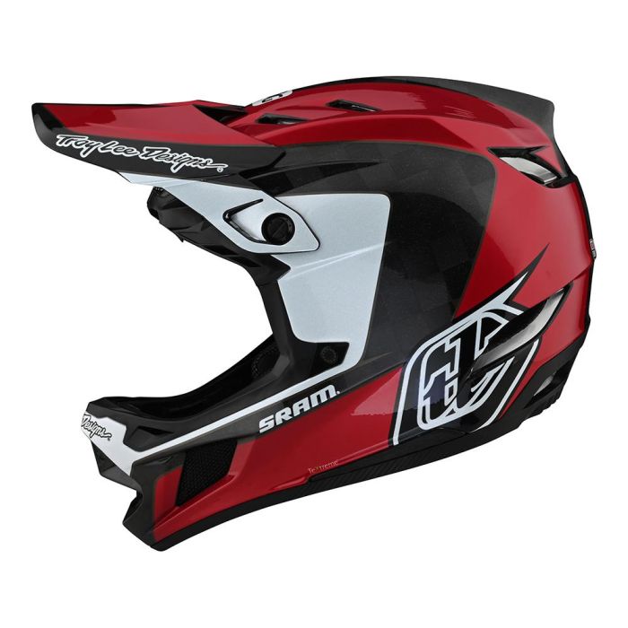 Вело Шолом фуллфейс TLD D4 Carbon [CORSA SRAM RED]