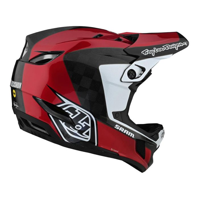 Вело Шолом фуллфейс TLD D4 Carbon [CORSA SRAM RED]