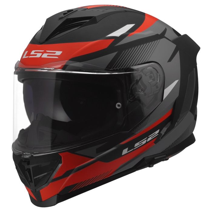 Мотошолом LS2 FF818 Storm 3 Komai Black Red