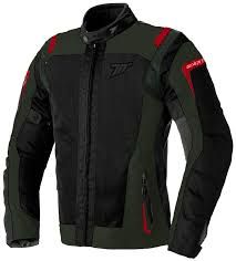 Мотокуртка Seventy JT66 SAHARA Military Green Red