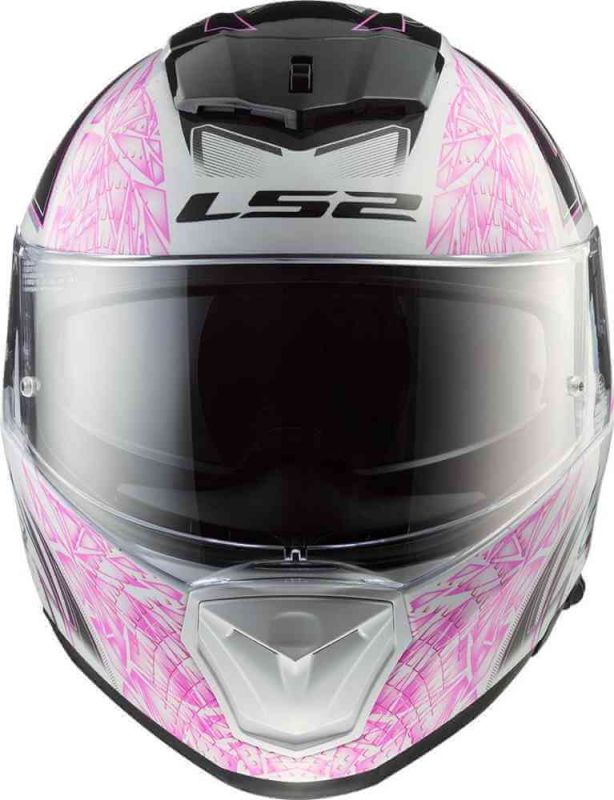 Мотошолом LS2 FF390 Breaker Rumble White Pink