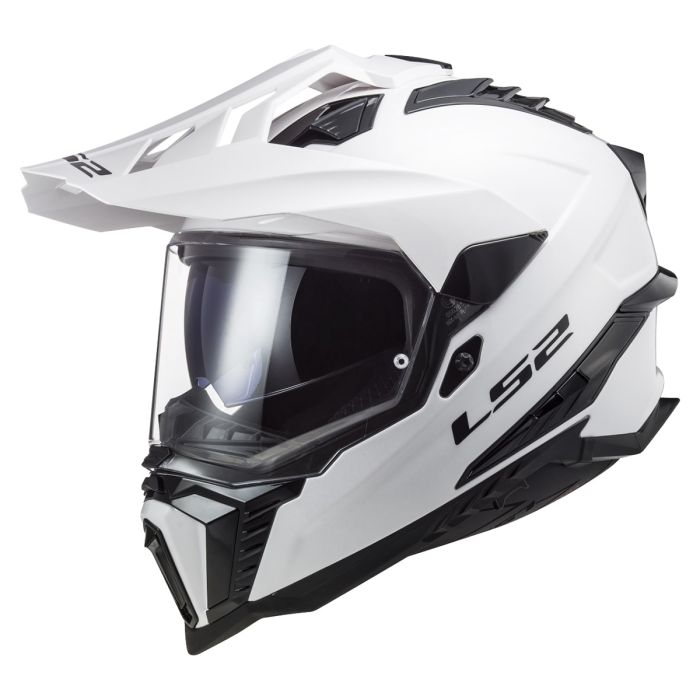 Мотошолом LS2 MX701 Explorer Solid White