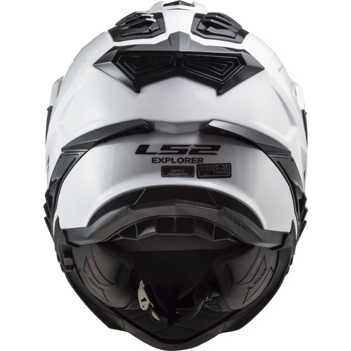 Мотошолом LS2 MX701 Explorer Solid White