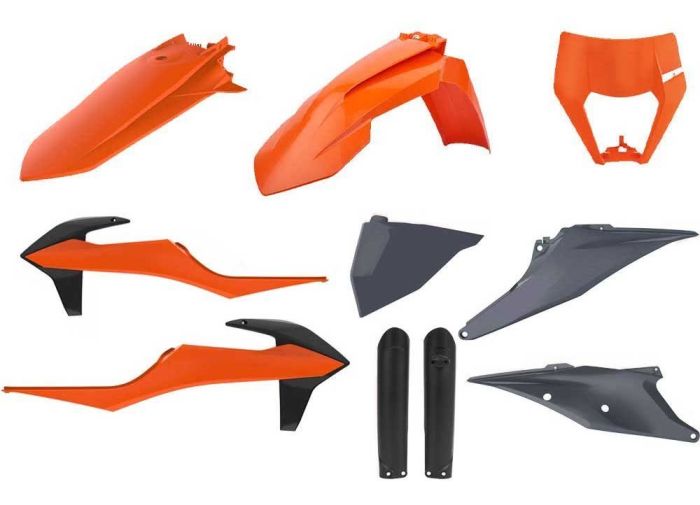 Пластик Polisport Enduro Kit - Ktm (20-) Orange/grey