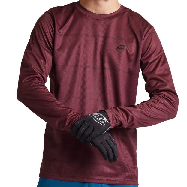 Джерсі TLD FLOWLINE LS JERSEY Revert [Wine]