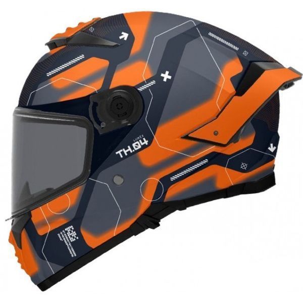 Мотошолом MT THUNDER 4 SV LUMEX C24 Matt