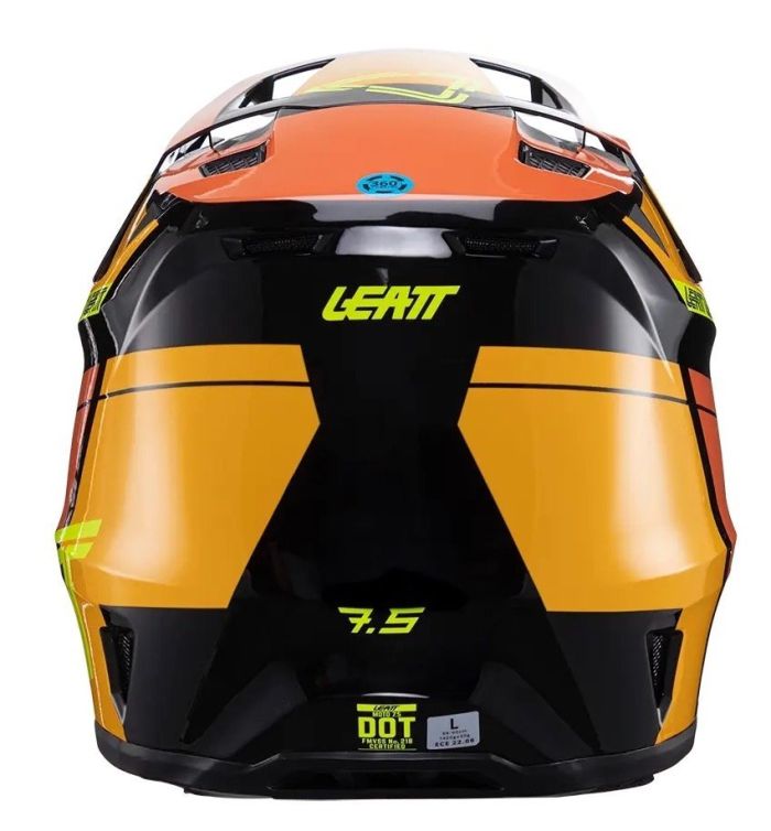Мотошолом Leatt Helmet Moto 7.5 + Goggle Citrus