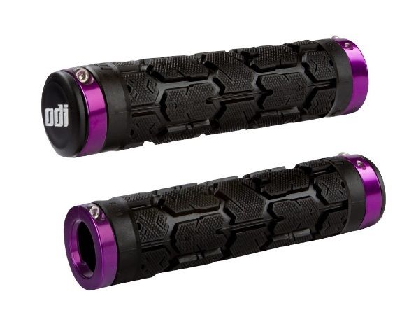 Гріпси ODI Rogue MTB Lock-On Bonus Pack Black w/Purple Clamps