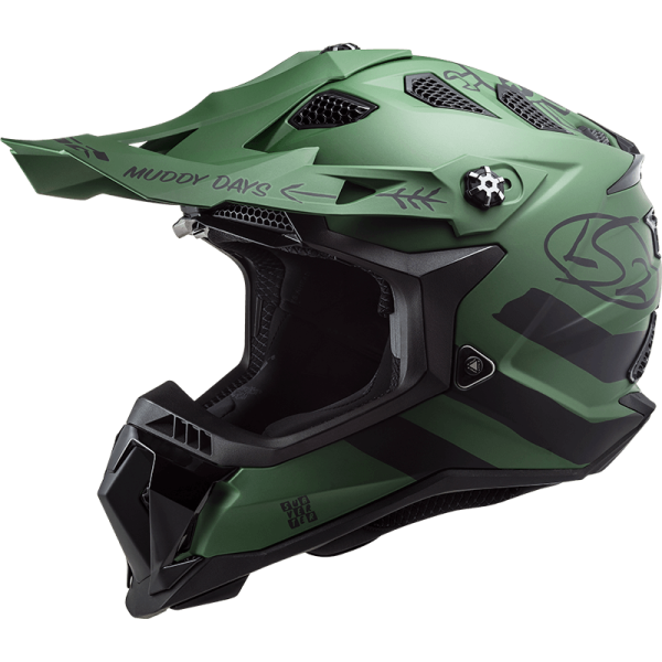 Мотошолом LS2 MX700 Subverter Evo Cargo Matt Military Green