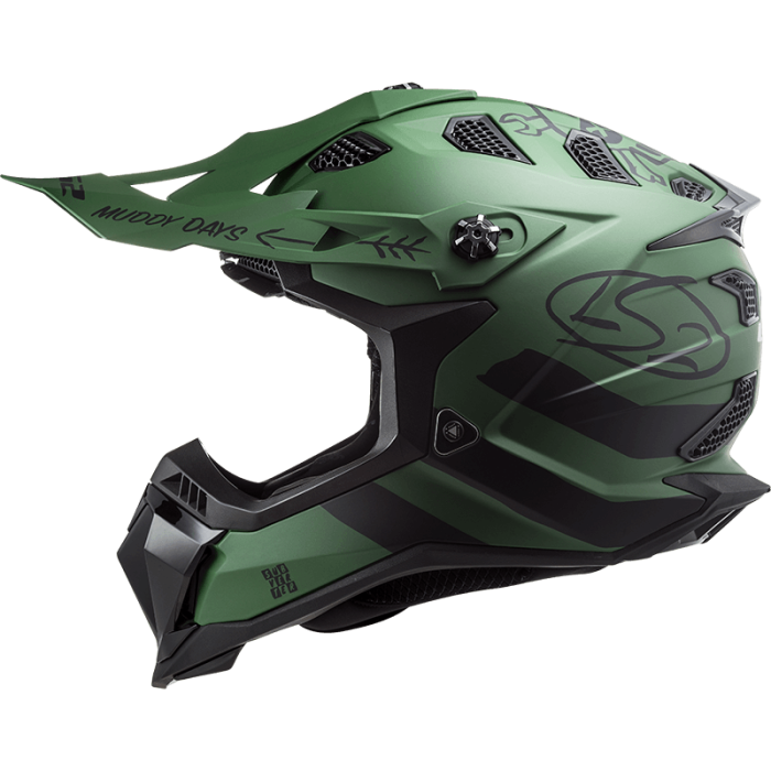 Мотошолом LS2 MX700 Subverter Evo Cargo Matt Military Green