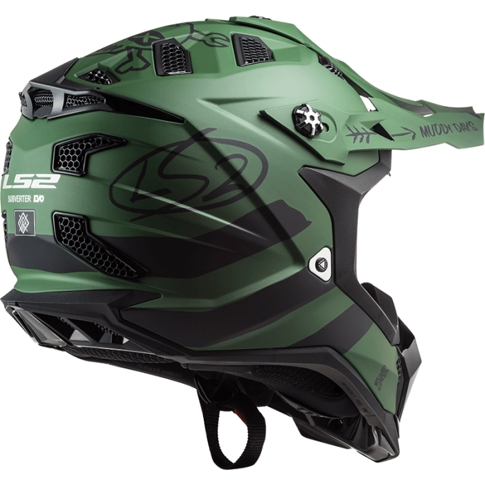 Мотошолом LS2 MX700 Subverter Evo Cargo Matt Military Green
