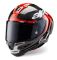 Мотошолом Alpinestars Supertech R10 Element Black/Carbon Bright Red/White Glossy
