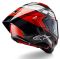 Мотошолом Alpinestars Supertech R10 Element Black/Carbon Bright Red/White Glossy