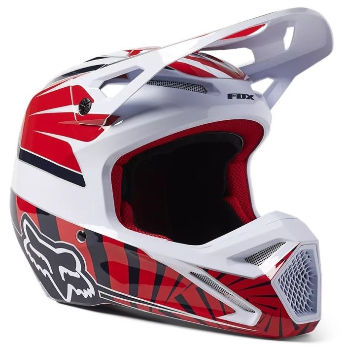 Шолом Fox Yth V1 Goat Helmet Red