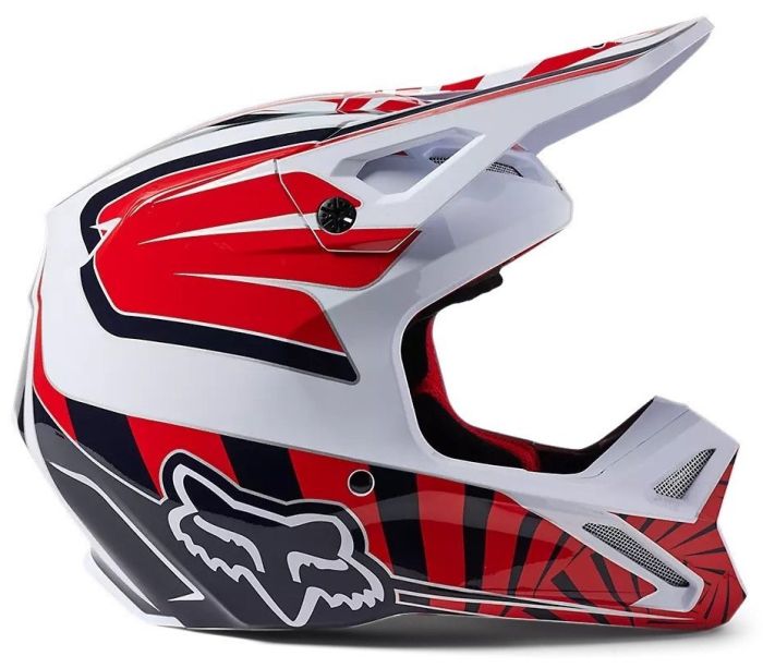 Шолом Fox Yth V1 Goat Helmet Red