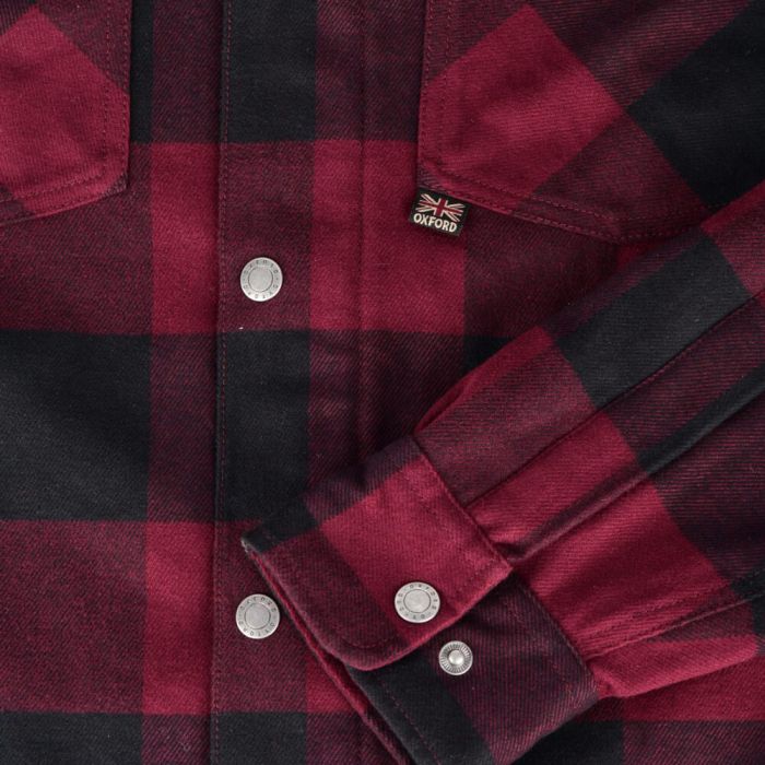 Мото куртка (сорочка) Oxford Kickback 2.0 MS Shirt Red