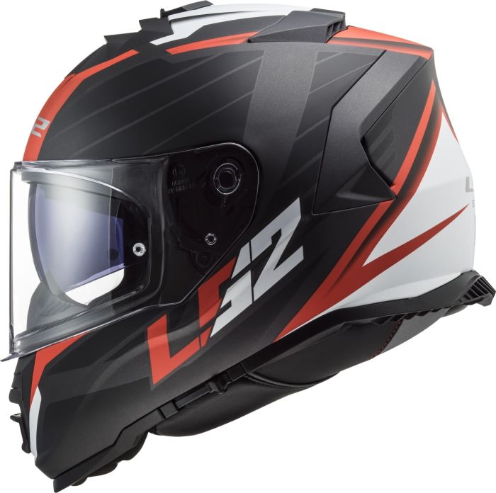 Мотошолом LS2 FF800 Storm 2 Nerve Matt Black Red
