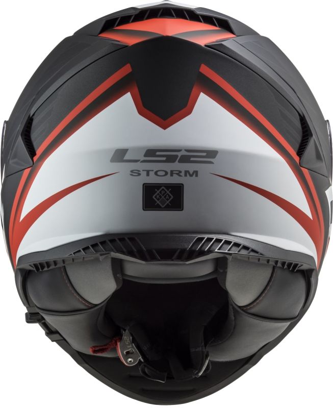 Мотошолом LS2 FF800 Storm 2 Nerve Matt Black Red