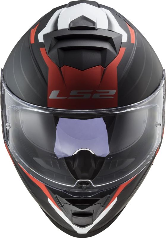 Мотошолом LS2 FF800 Storm 2 Nerve Matt Black Red