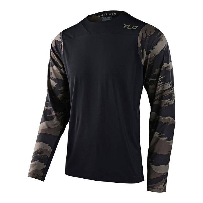 Джерсі TLD SKYLINE LS CHILL JERSEY [HIDE OUT BLACK]