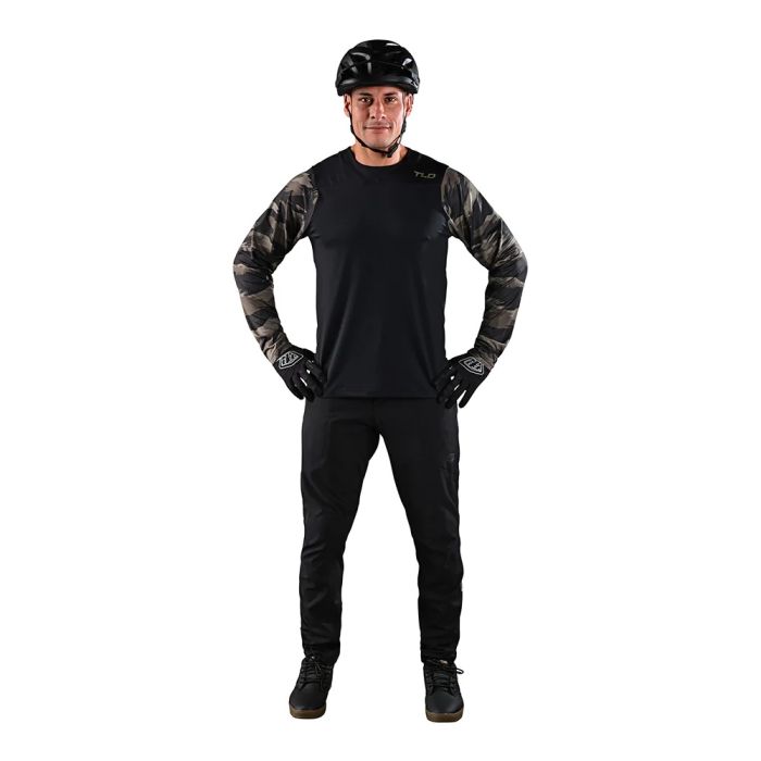Джерсі TLD SKYLINE LS CHILL JERSEY [HIDE OUT BLACK]