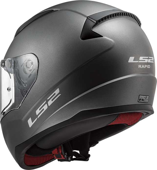Мотошолом LS2 FF353 Rapid Single Mono Matt Titanium