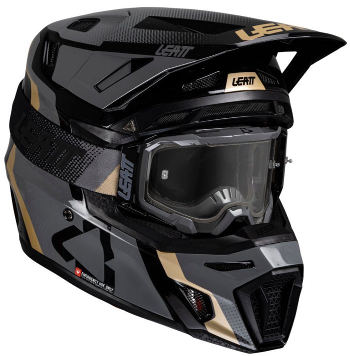 Шолом Leatt Moto 8.5 Helmet + Goggle Black