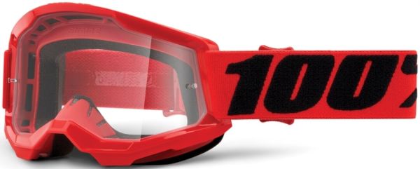 Окуляри 100% STRATA 2 Goggle Red - Clear Lens