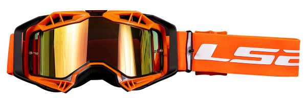 Окуляри LS2 Aura Pro Goggle Black Orange with Iridium Visor