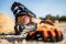 Окуляри LS2 Aura Pro Goggle Black Orange with Iridium Visor