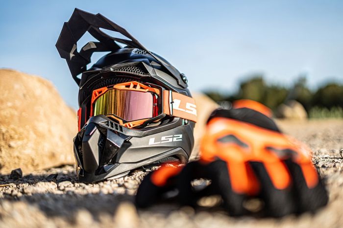 Окуляри LS2 Aura Pro Goggle Black Orange with Iridium Visor
