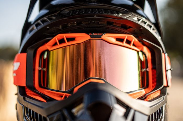 Окуляри LS2 Aura Pro Goggle Black Orange with Iridium Visor