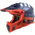 Шолом LS2 MX437J Fast Evo Mini Xcode Matt Fluo Orange Blue