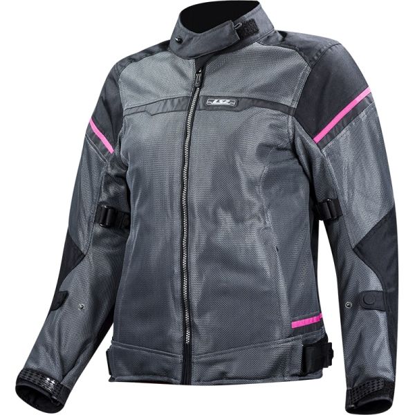 Куртка жіноча LS2 Riva Lady Jacket Black Dark Grey Pink