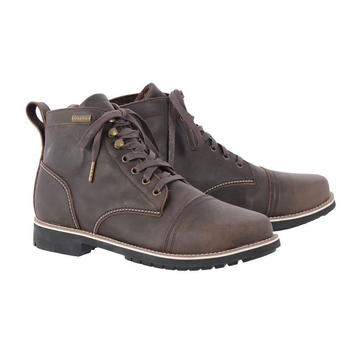 Мотоботи Oxford Digby MS Short Boot Wax Brown
