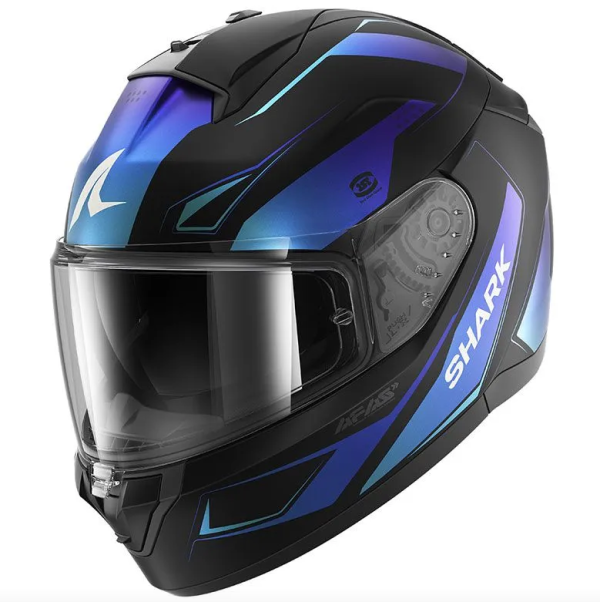 Шолом SHARK RIDILL 2 MEKARIUM mat black/blue/blue