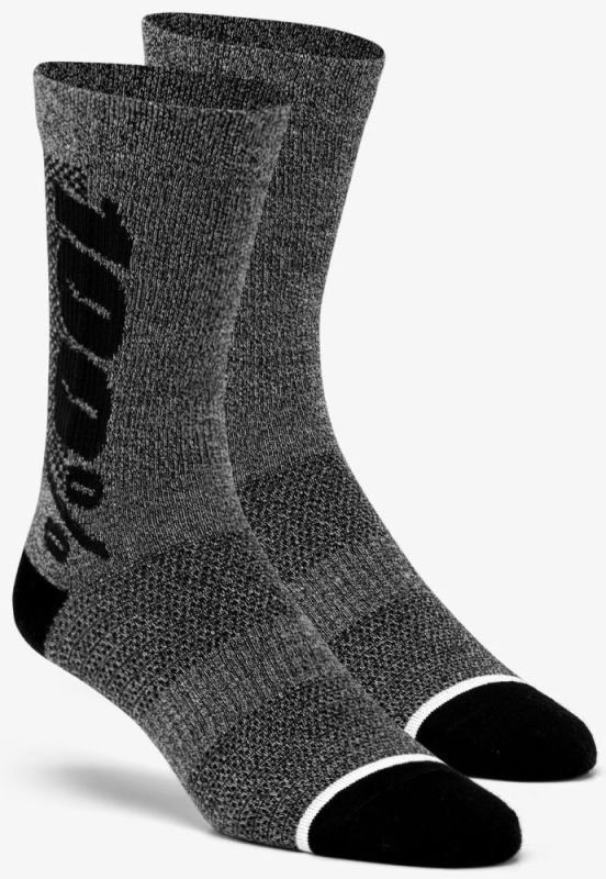 Шкарпетки 100% Rythym Merino Socks Charcoal