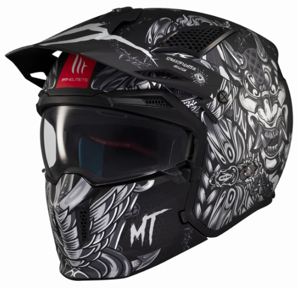 Мотошолом MT STREETFIGHTER SV Hellish B2 Matt