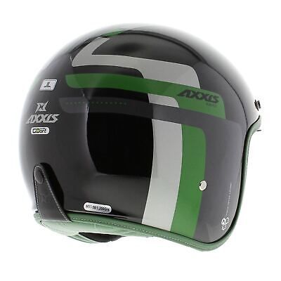 Мотошолом AXXIS HORNET SV Old Style B6 Green