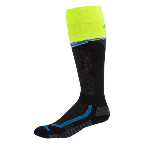 Мотошкарпетки Klim Aggressor Vented Sock LG Twoually - Black - Hi-Vis