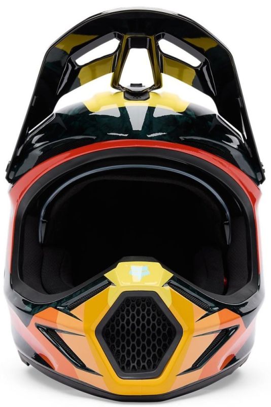 Шолом Fox V3 Rs Helmet - Grid Orange