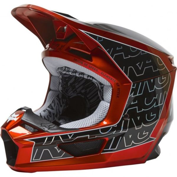 Мотошолом FOX V1 MIPS Peril Helmet Flo Red