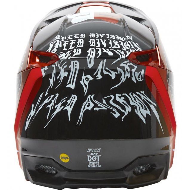 Мотошолом FOX V1 MIPS Peril Helmet Flo Red
