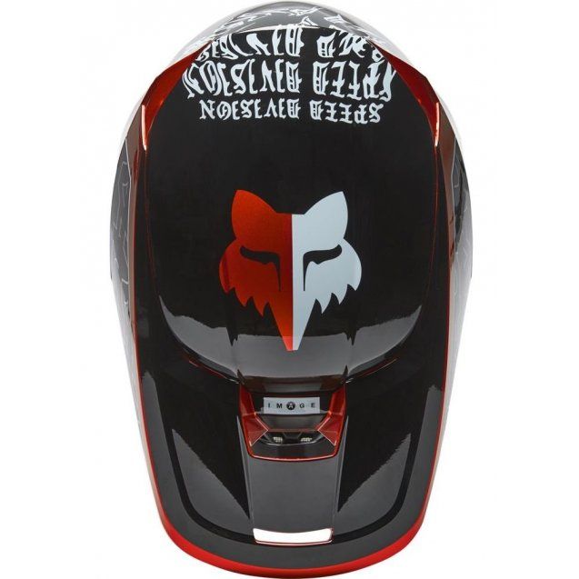 Мотошолом FOX V1 MIPS Peril Helmet Flo Red
