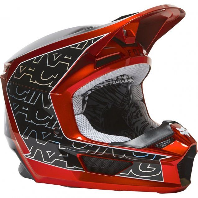 Мотошолом FOX V1 MIPS Peril Helmet Flo Red
