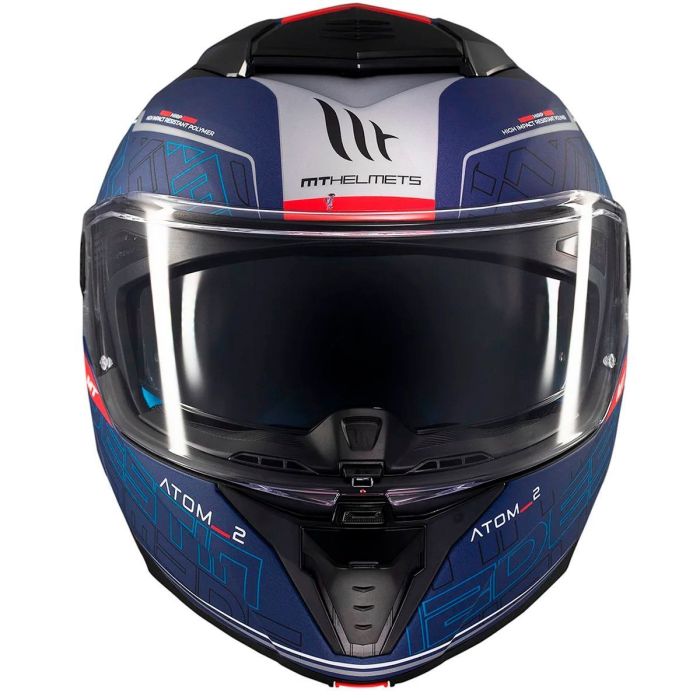 Мотошолом MT ATOM 2 SV DESTINY C7 Matt Blue