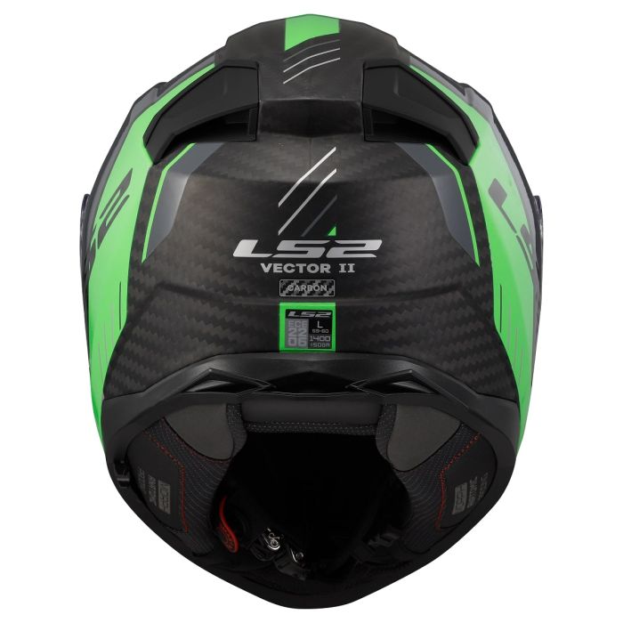 Мотошолом LS2 FF811 Vector 2 C Grid Matt Fluo Green