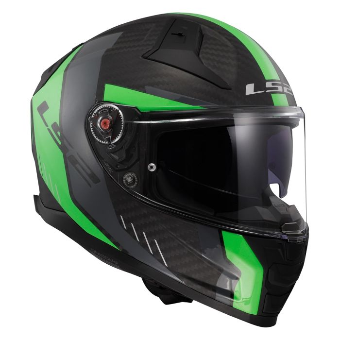 Мотошолом LS2 FF811 Vector 2 C Grid Matt Fluo Green